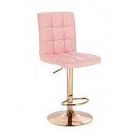 Визажный стул Votana VC1015CW розовый золотая основа