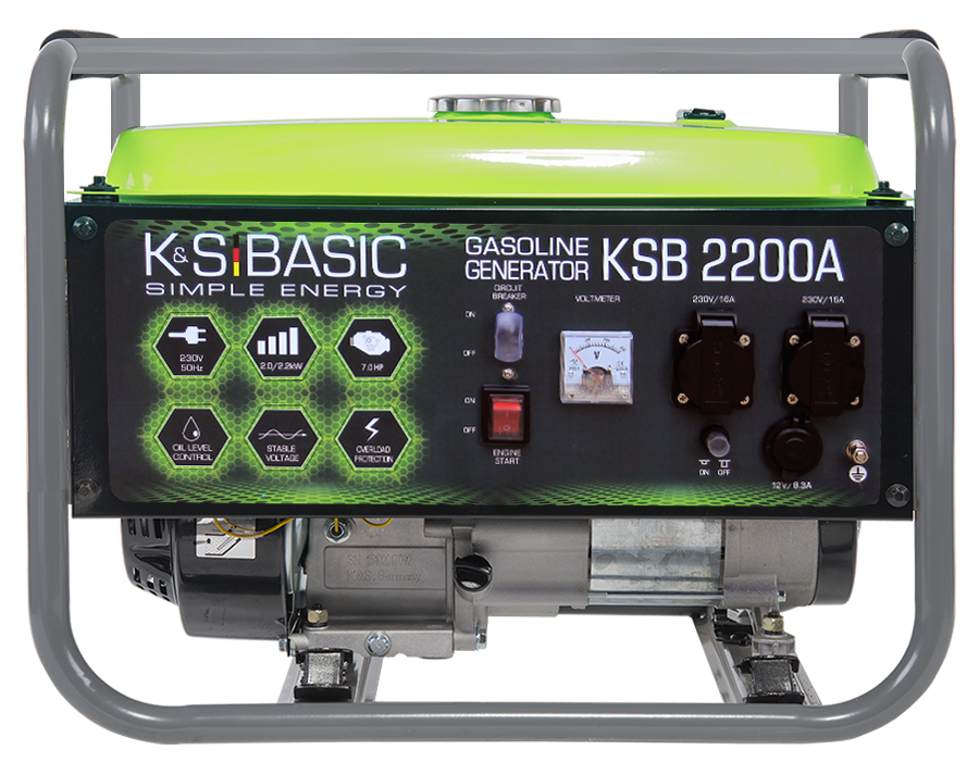 K&S Basic Бензиновий генератор K&S Basic 2200A 2.2 кВт 12 л D48