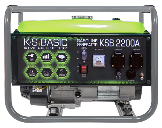 K&S Basic Бензиновий генератор K&S Basic 2200A 2.2 кВт 12 л D48, фото 2