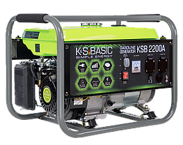 K&S Basic Бензиновий генератор K&S Basic 2200A 2.2 кВт 12 л D48, фото 2