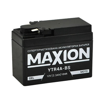 Moto GEL Maxion AGM 4A-BS 12 V 2.3 Ah, фото 2