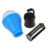 Лампа для кемпінгу на батарейках Camping C748 3xAAA Blue (SHiz14039), фото 2