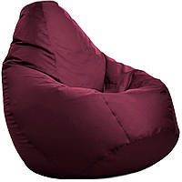 Кресло-мешок форма "Груша", размер XXL(130*100), бордовый
