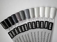 Гель-лак Kodi Professional 8 ml, палитра №1 "Black & White"