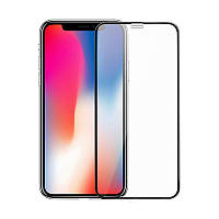 Защитное стекло на Iphone X клеевой слой по всей поверхности