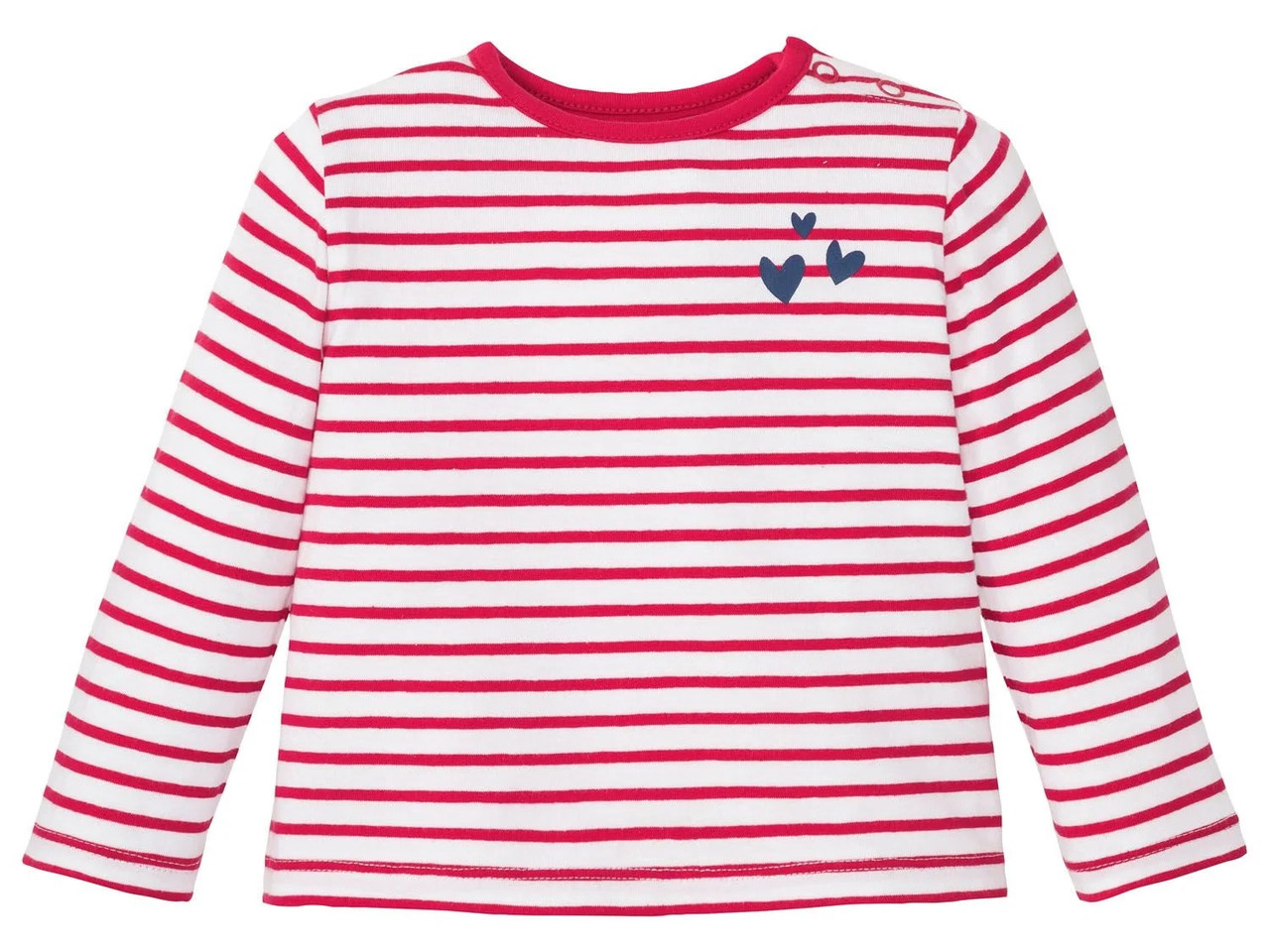 Лонгслів для дівчинки, зріст 74-80, колір червоний