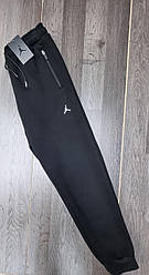Чоловічі теплі зимові спортивні штани Jordan (Джордан), Чоловічі спортивні чорні штани, Зима. Чоловічий одяг