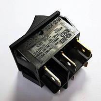 Кнопка здвоєна включення для масляного обігрівача Delonghi 16А, 250V SR-55 (5108007600) чорного кольору, фото 5