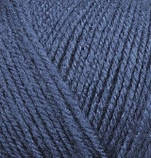 Alize SEKERIM BEBE (Секерім Бейбі) № 353 джинсовий (Акрилова пряжа, нитки для в'язання), фото 2
