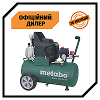 Компрессор электрический Metabo Basic 250-24 W (1.5 кВт, 200 л/мин, 24 л) Поршневой компрессор Топ 3776563