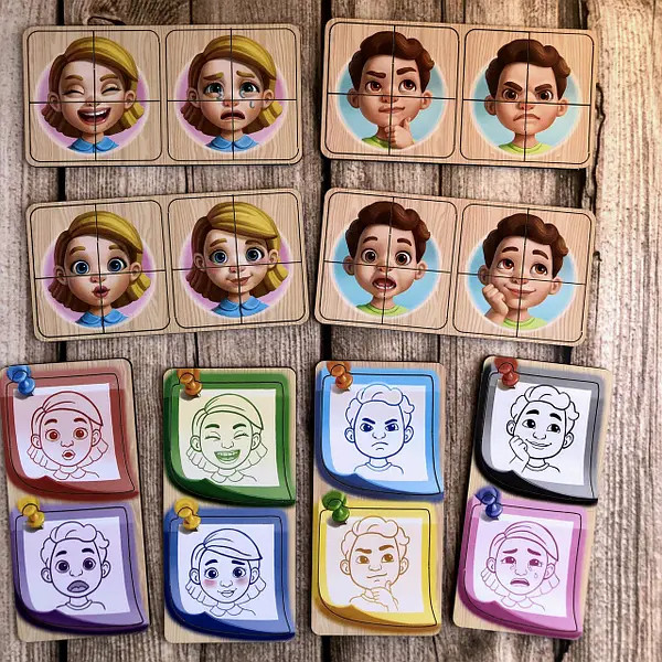 Пазл сортер Емоції, фото 1