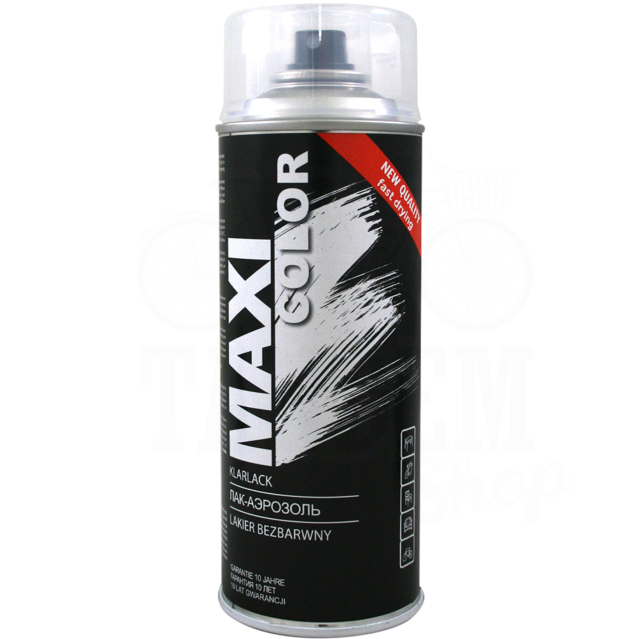 Лак нитроцеллюлозный глянцевый Maxi Color, 400 мл Аэрозоль лучшая цена ...
