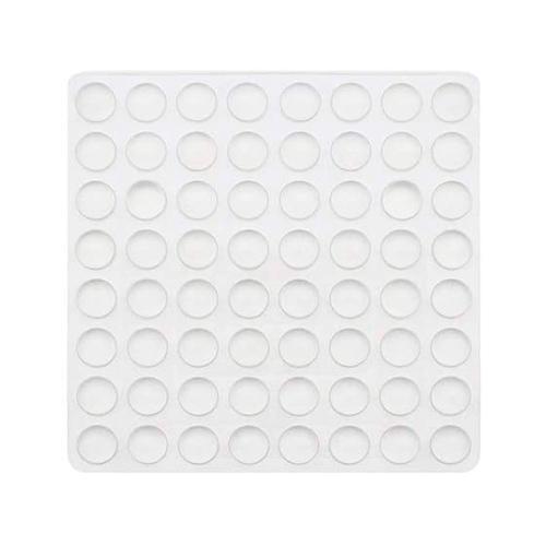 Самоклеючі силіконові амортизатори бампони 11x5мм 64шт, прозорі, для меблів і техніки