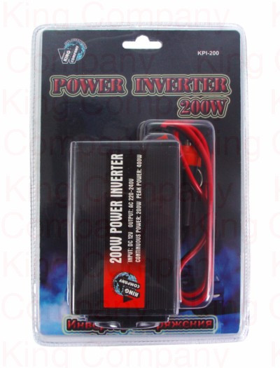 Перетворювач напруги 12V-220V 200W модифікована волна, фото 1