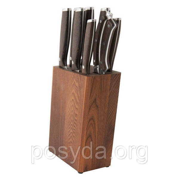 Набір ножів Berghoff Redwood на підставці 9 пр. 1309010