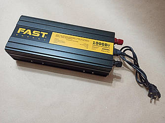 Перетворювач напруги, інвертор FAST 1000w/500w чиста синусоїда та функція заряду, Італія