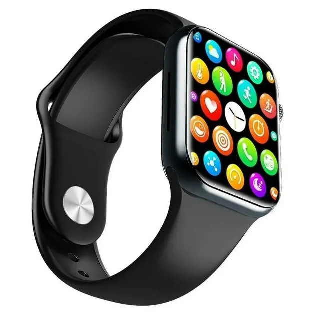 Розумний смарт-годинник Smart Watch GS8 Мах 45 mm українське меню з функцією дзвінка чорний, фото 1