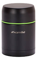 Термос харчовий Kamille 500 мл з нержавіючої сталі КМ-2092