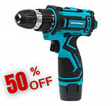 Шурупокрут акумуляторний Grand ДА-12 Li-Ion, Компактний легкий шурупокрут, фото 6