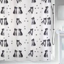 Шторка для ванної текстильна Spirella KITTY PAW 10.19180