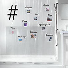Шторка для ванної вінілова Spirella HASHTAG 20150