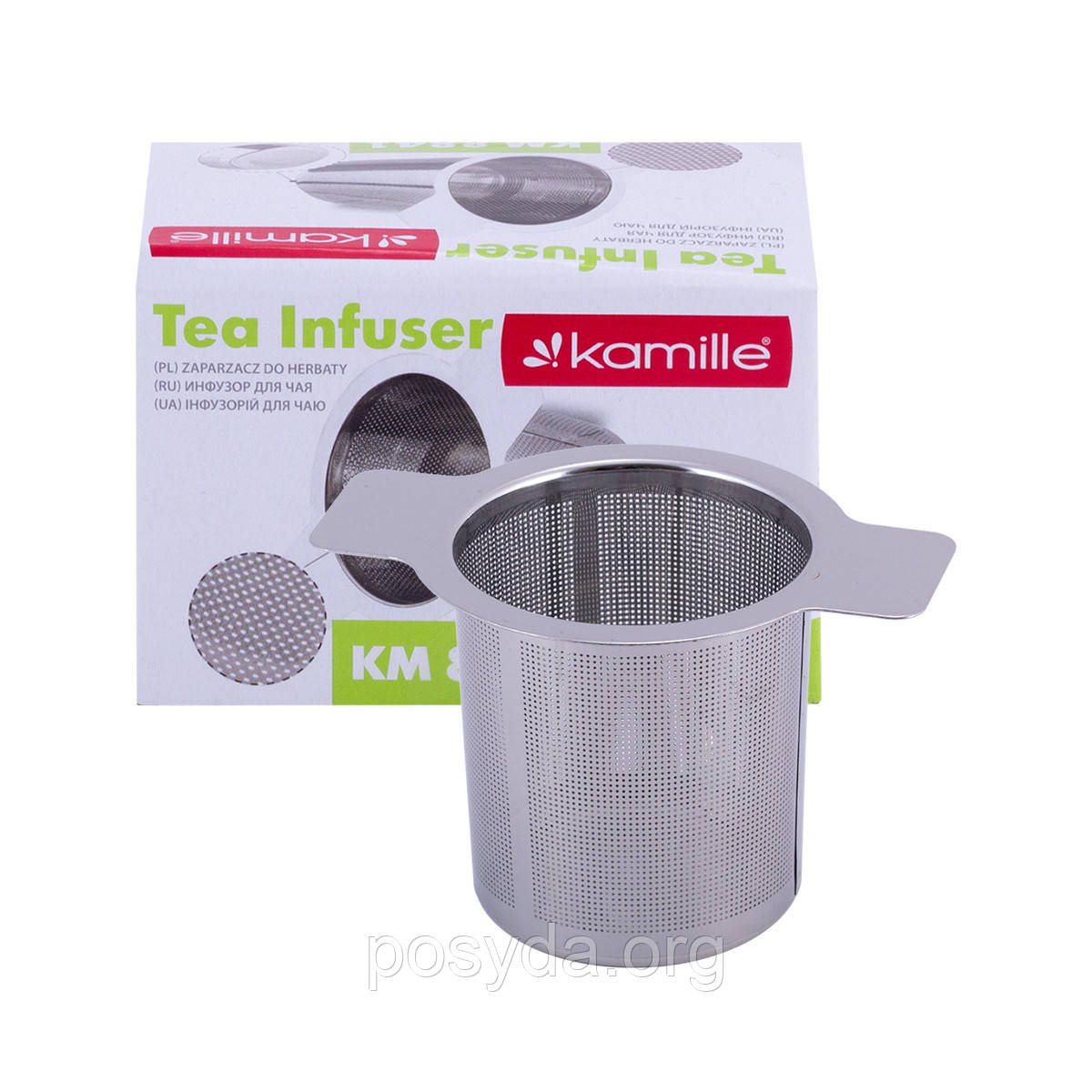 Ситечко-фільтр для чаю 10х6,5см Kamille KM-8841