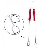 Набір для гриля Скаут (лопатка, вилка, щипці) KM-0738, фото 5