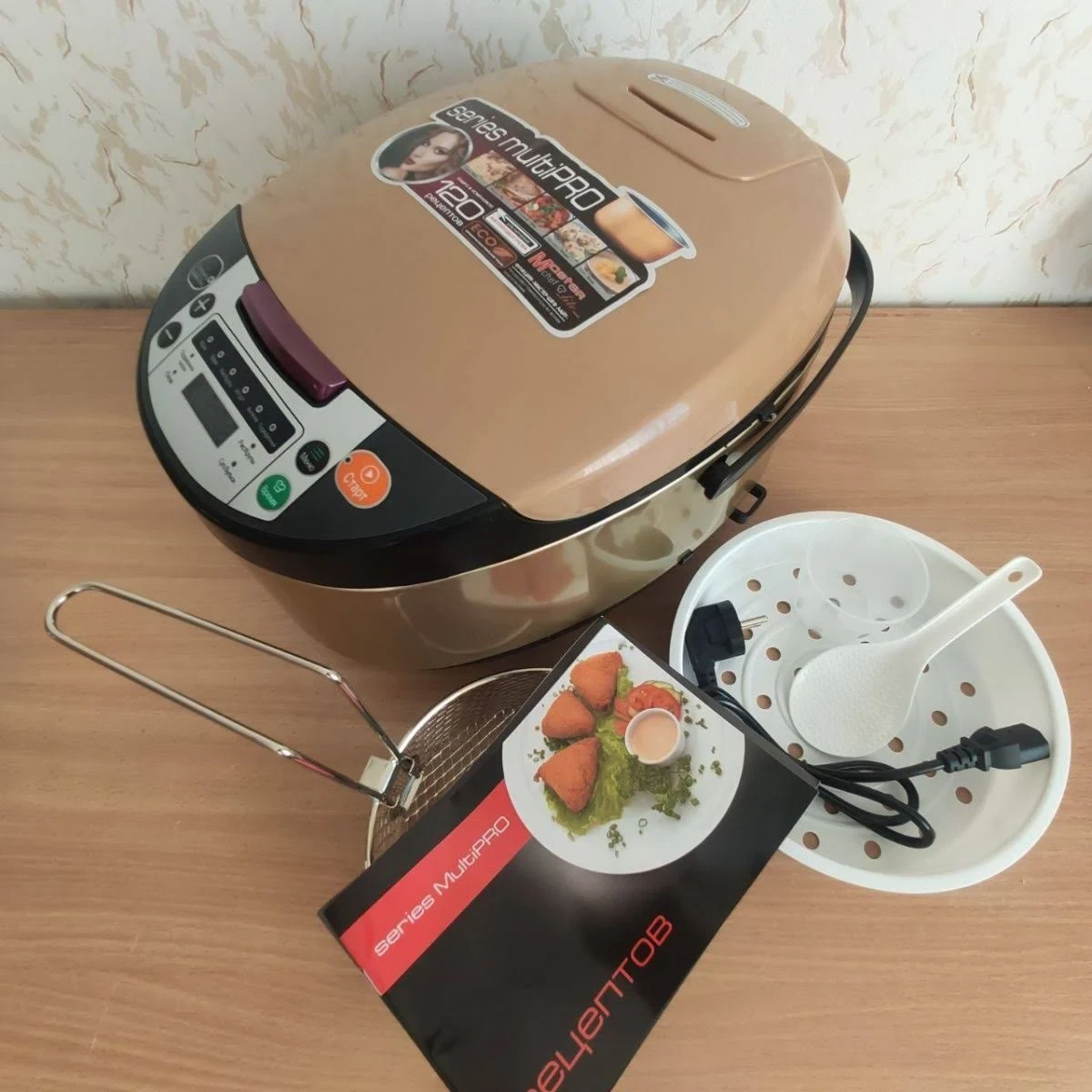 Багатофункціональна мультиварка ZP International ZP-2001 14 програм із фритюрницею з антипригарним покриттям