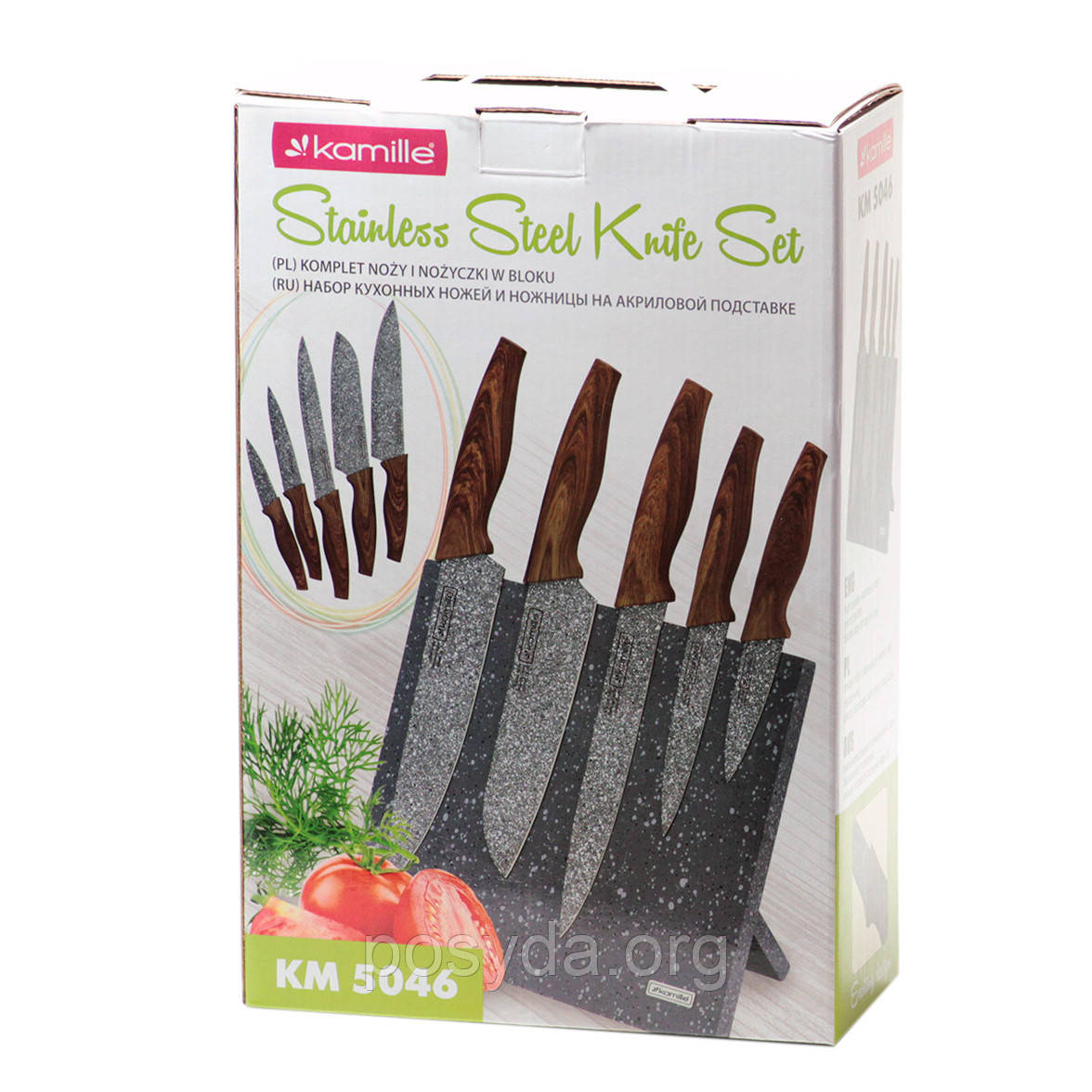 Набір ножів Kamille KM-5046 - 6 пр, фото 1