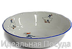 Салатник 16 см Офелія Гуси Czech Porcelain