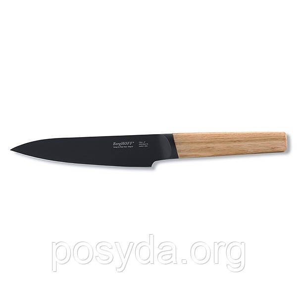 Ніж кухарський BergHOFF Ron з дерев'яною ручкою 13 см (3900012)