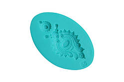 Молд силіконовий Empire 8223 - 117 x 80 мм, медальйон ажурний