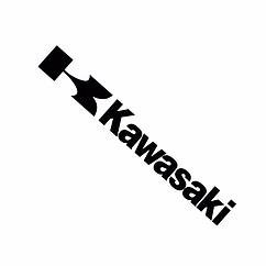 Вінілова наклейка - KAWASAKI розмір 20 см