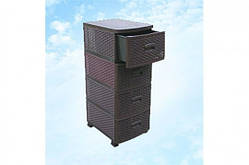 Комод пластиковий "Плетіння" (8377)