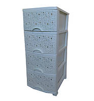 Комод пластиковий "Ажурний"