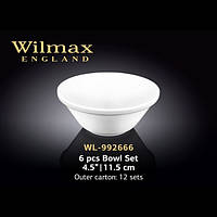 Набор Салатников из 6 шт. 11,5 см Wilmax WL-992666