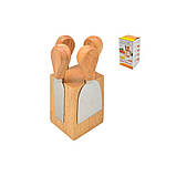 Набір ножів для сиру з підставкою 14 х 6 см 00152, фото 2