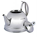 Чайник-заварник Kamille 1л із нержавіючої сталі із ситечком KM-1095, фото 2
