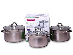 Набір каструль Kamille "Mistery-2" 6 предметів KM 5630S