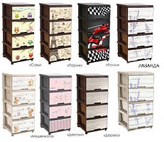 Комод пластиковий "Декор" 95,5х39,5х46,5см (9955)