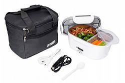 Ланч-бокс с подогревом от 230В и 12В с термосумкой Noveen LB410 Gray