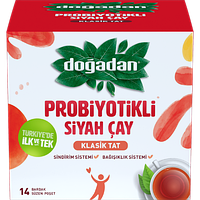 Чай турецький чорний Dogadan з пробіотиками для імунітету в пакетиках із класичним смаком Grida