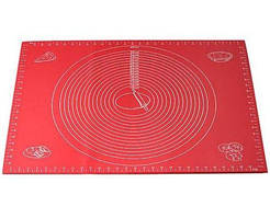 Килимок силіконовий для розкачування тіста 60 х 45 см Kamille- KM 7786