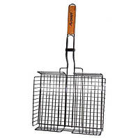 Решітка для гриля Kamille "Скаут" глибока 31х25х5.5 см KM-07044