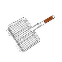 Решітка для гриля Kamille "Скаут" глибока 40х30х7см KM-0706