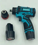 Шурупокрут акумуляторний GRAND ДА-12 Li/DFR компактний легкий шурупокрут (знімний патрон), фото 2