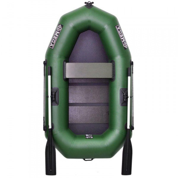 Гребний одномісний човен пвх надувний ΩMega 190LS зелена