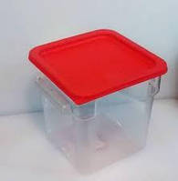 Контейнер полікарбонатний квадратний для зберігання з кришкою V 7500 мл (шт) Empire 2829
