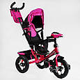 Дитячий триколісний велосипед із батьківською ручкою Best Trike 3390/18-344 з надувними колесами, з пультом, фото 7