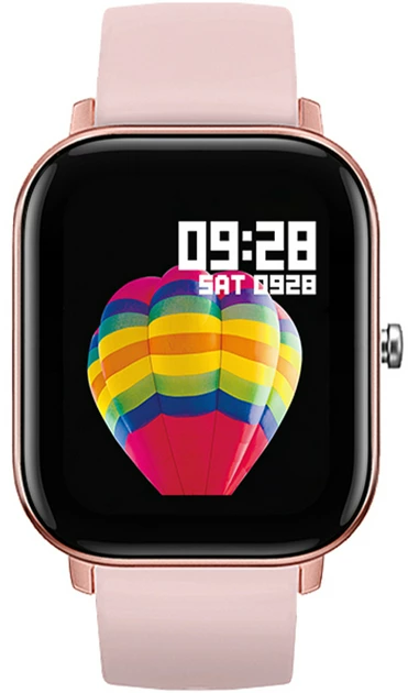 Розумний смарт-годинник Smart Watch GS8 Мах 45 mm українське меню з функцією дзвінка Матові рожеві, фото 1
